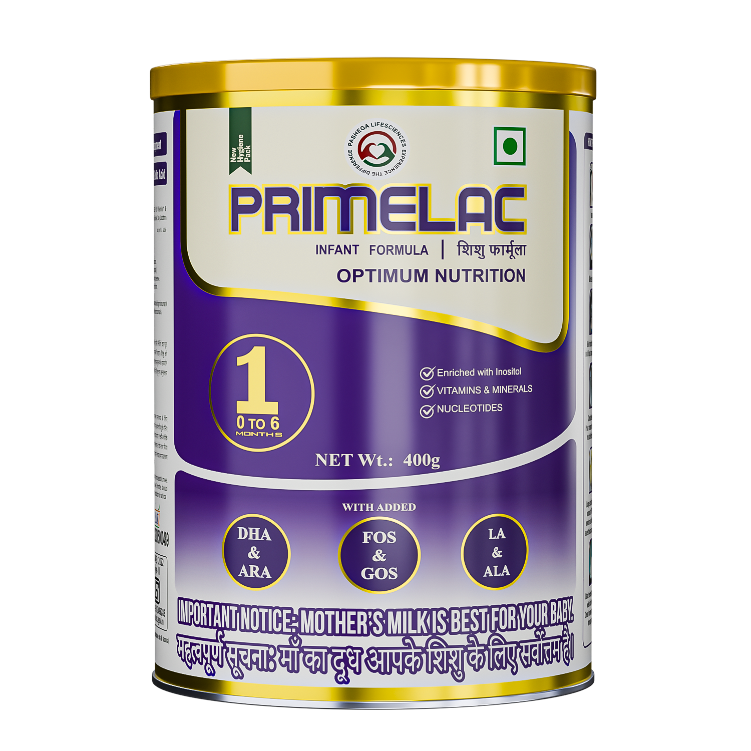 Primelac 1 Infant Formula 400gm